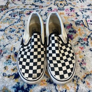 Checkered Slip on Vans